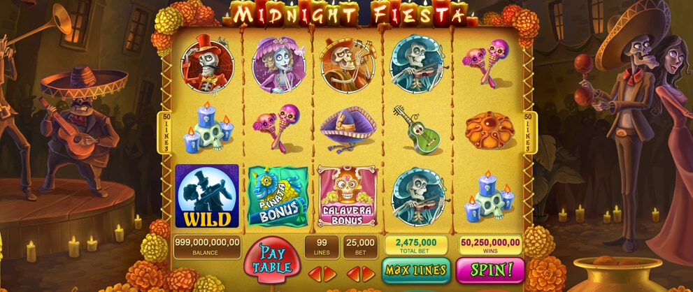 midnight fiesta slots