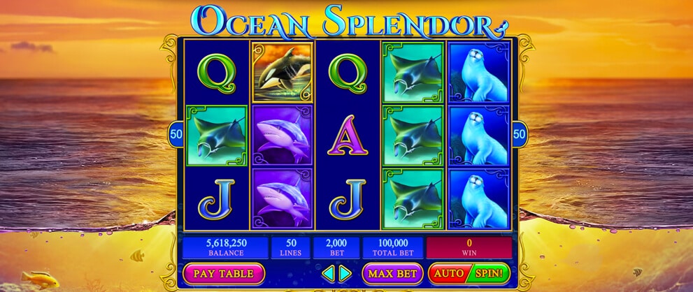 ocean splendor slots