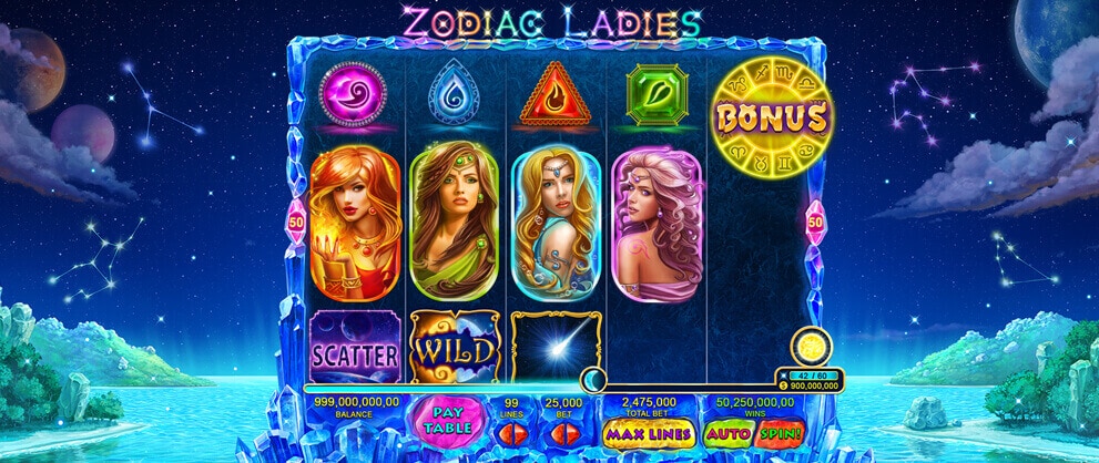 zodiac ladies free slot machine