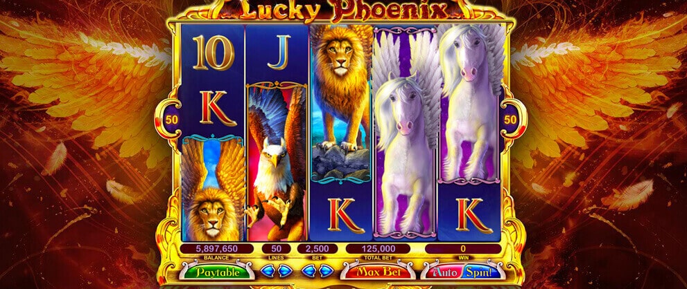 lucky phoneix slots caesars casino