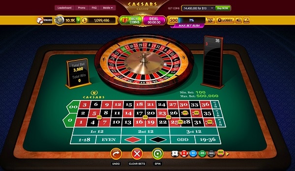 roulette table payouts